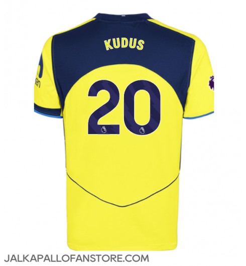 Tottenham Hotspur Mohammed Kudus #20 Kolmaspaita 2025-26 Lyhythihainen Tottenham Hotspur Mohammed Kudus #20 Kolmaspaita 2025-26 Lyhythihainen